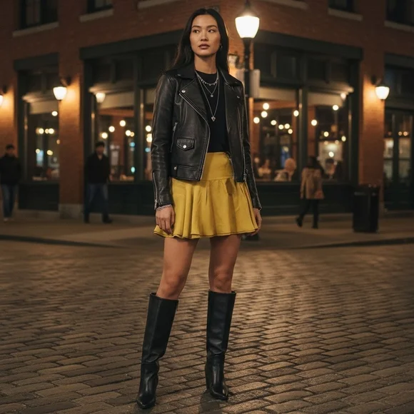 Isabel Marant Amber Yellow Jupe Satchel Mini Skirt - Picture 6 of 11